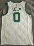 Maillot de Basket #0 Tatum Celtics 75th Anniversary Blanc Imprimé